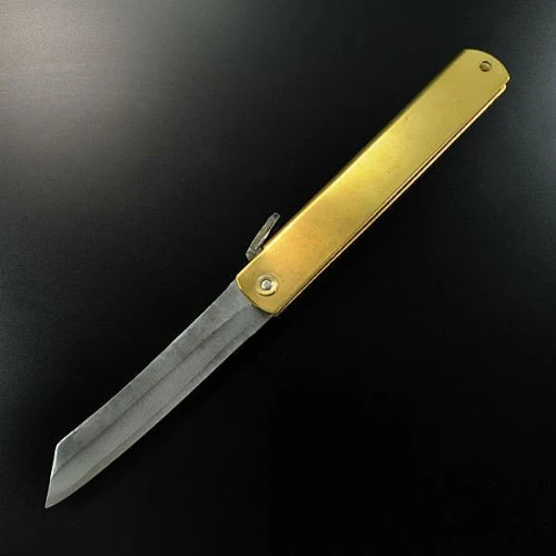 Kanekoma Higonokami Aogami Warikomi Handmade Folding Knife 175mm Blade