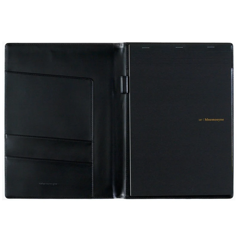 Maruman A4 Grid Notepad with PU Holder - HN187UA-05 Nemosine