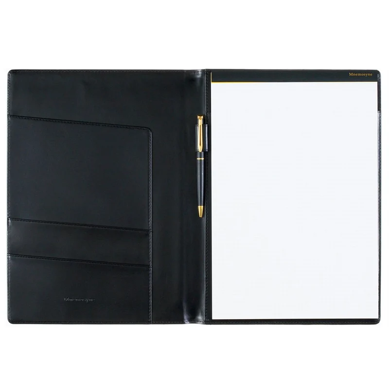 Maruman A4 Grid Notepad with PU Holder - HN187UA-05 Nemosine
