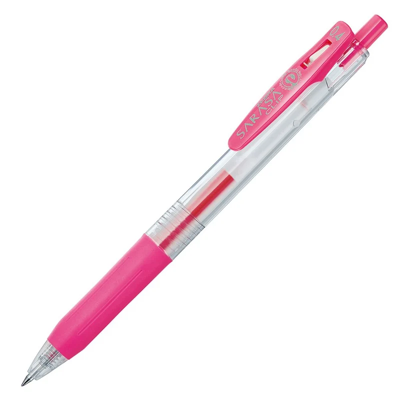 Zebra Gel Ballpoint Pen Sarasa Clip 0.4mm 10 Assorted Colors JJS15-10CA