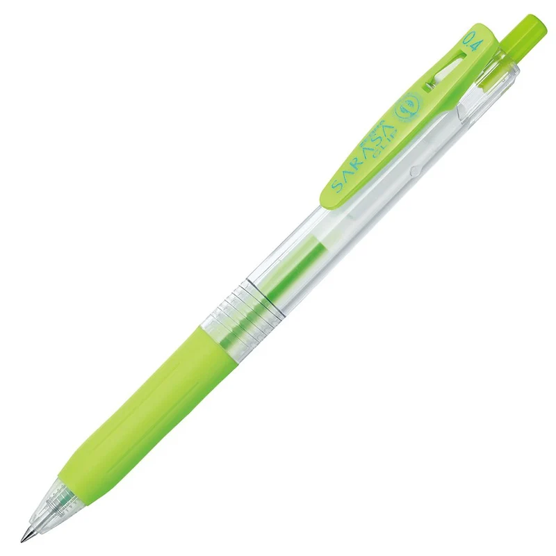 Zebra Gel Ballpoint Pen Sarasa Clip 0.4mm 10 Assorted Colors JJS15-10CA