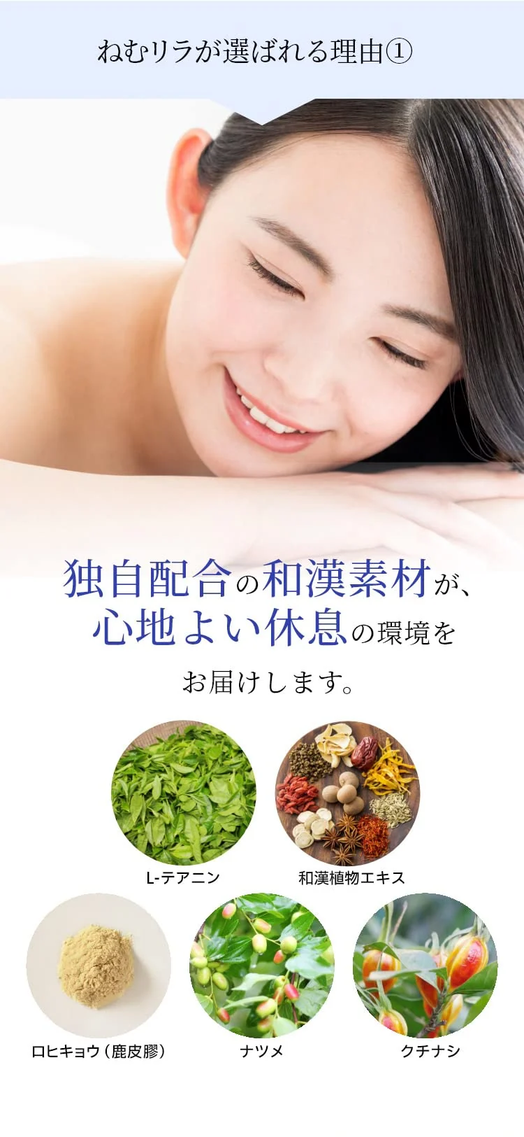 Hehan Sinca Nemurira Rokukyo Deer Glue & L-Theanine Supplement | 20-30 Days
