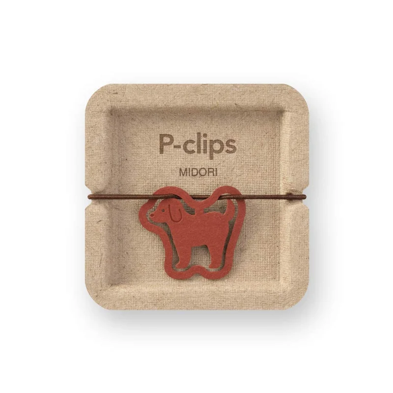 Designphil Midori Clip Peek Lips Dog Pattern 43396006 Paper Clip Accessory