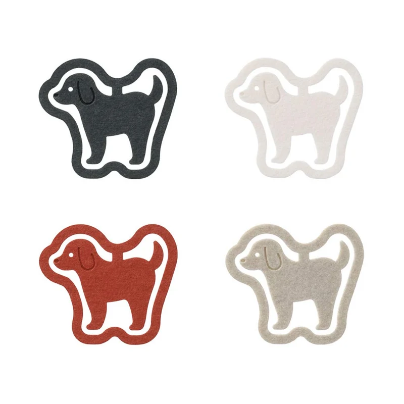 Designphil Midori Clip Peek Lips Dog Pattern 43396006 Paper Clip Accessory