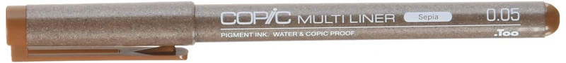 Copic Multiliner Sepia 0.05mm Fine Liner Precision Art Pen