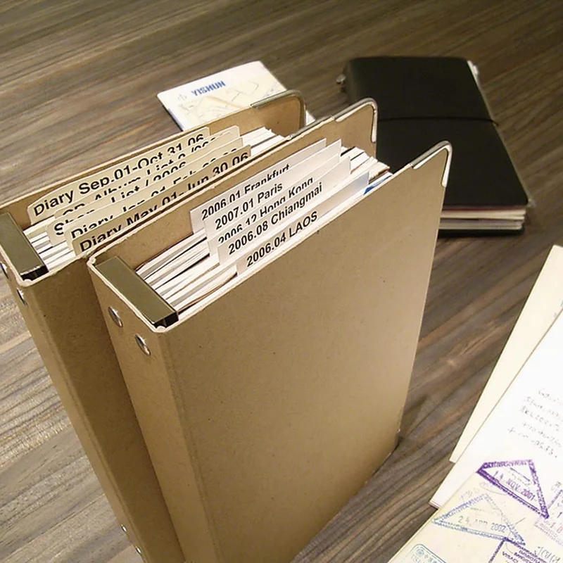 Designphil Midori Travelers Notebook Binder Refill Regular Size 14305006