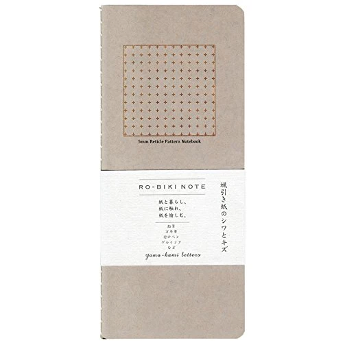 Yamamoto Paper Ro-Biki Premium Dot-Grid Notebook 60 Pages Wax Paper