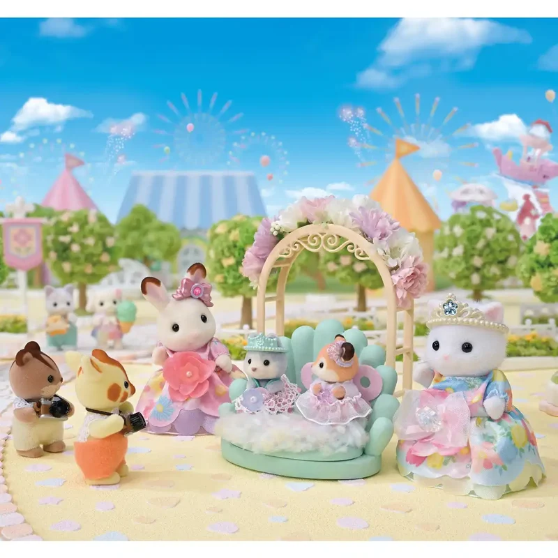 Epoch Sylvanian Families Flower Princess Set F-38 Dollhouse Toy Ages 3+