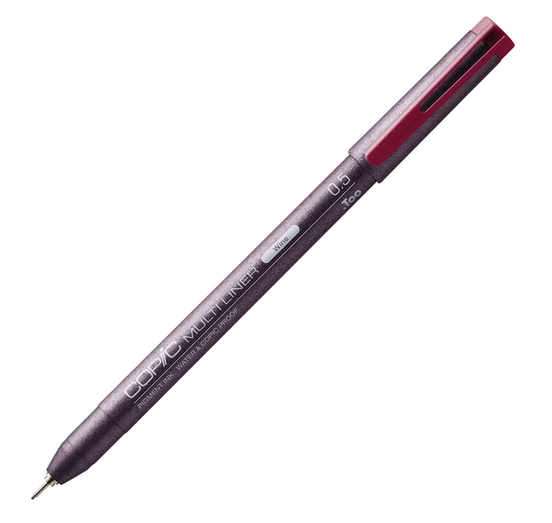 Copic Multiliner Wine 0.5mm - Precision Ink Pen for Fine Detailing