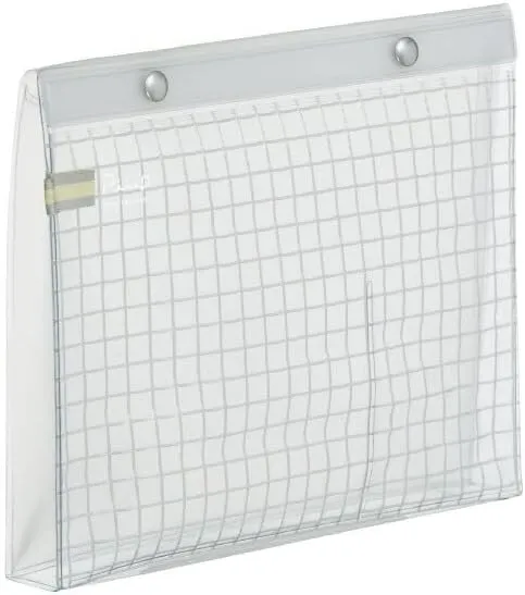 Kokuyo Transparent A5 Pouch Flat Type Silver Gray F-Vbf243-1 Office Essentials