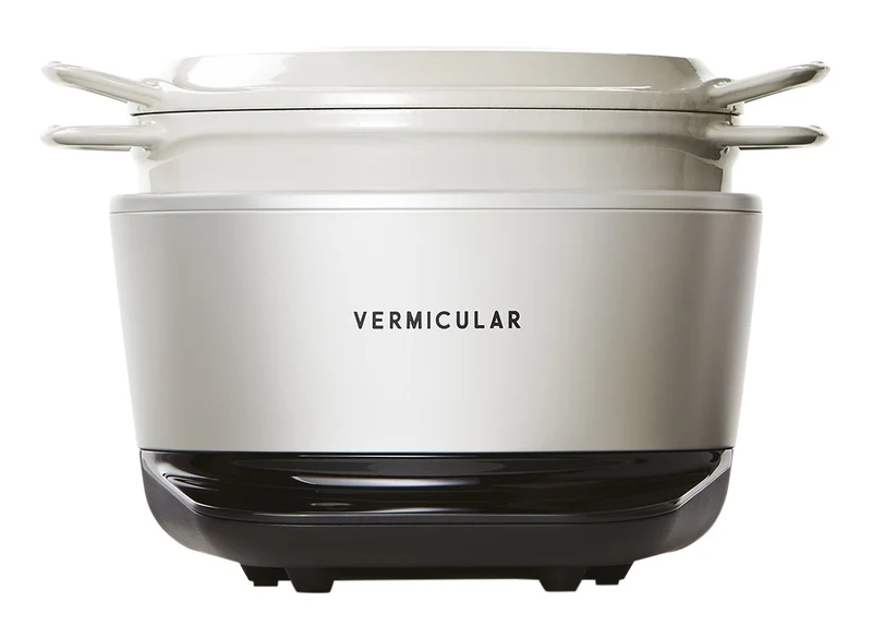 Vermicular Rice Pot 5-Cup Cooker Sea Salt White Rp23A-Wh