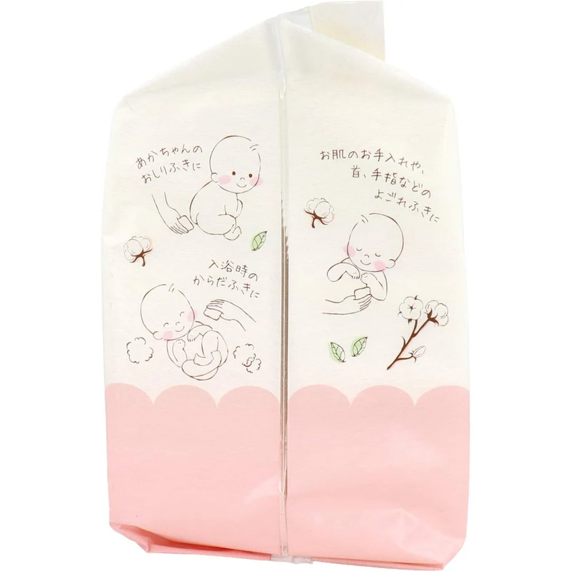 Cotton Labo Gentle Baby Dry Wipes 100% Cotton 220 Sheets