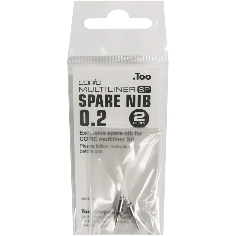 Copic Multiliner SP 0.2mm Tip Pen Nib for Precision Drawing