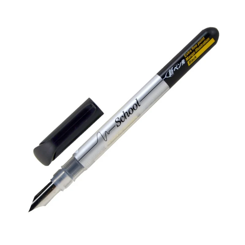 Tachikawa Pin Manufacturing Fine Point Black New Pen Tip for School Use