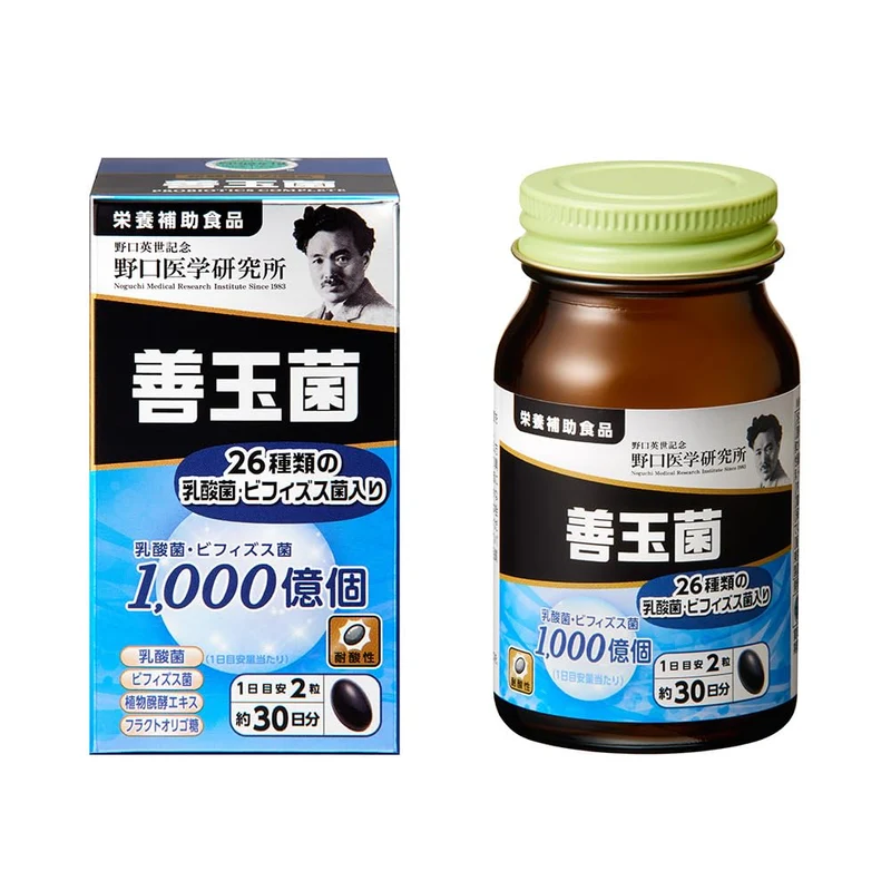 Noguchi Medical Research Institute Good Bacteria Bifidobacteria Supplement 60 Tablets