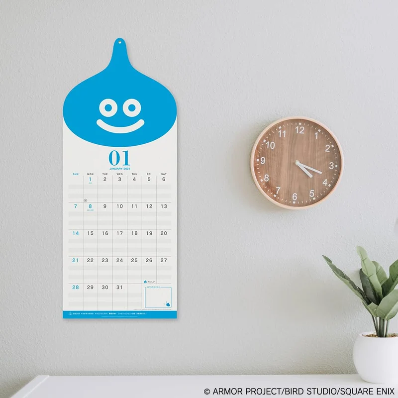 Square Enix Dragon Quest 2024 Wall Calendar 259521