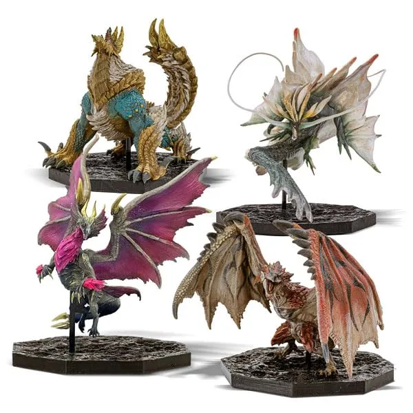 Capcom Japan Figure Builder Cube Monster Hunter 4 Body Set Box Pvc Abs
