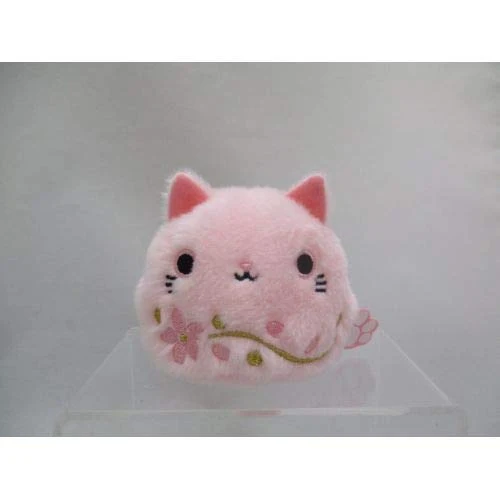 Sanei Boeki Plush Cat Dango Sakura W7.5xD6xH7cm
