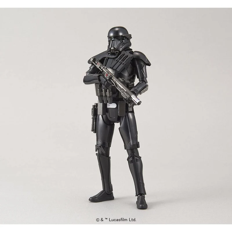 Bandai Spirits Star Wars Death Trooper Black Model - 1/12 Scale Color-Coded Plastic