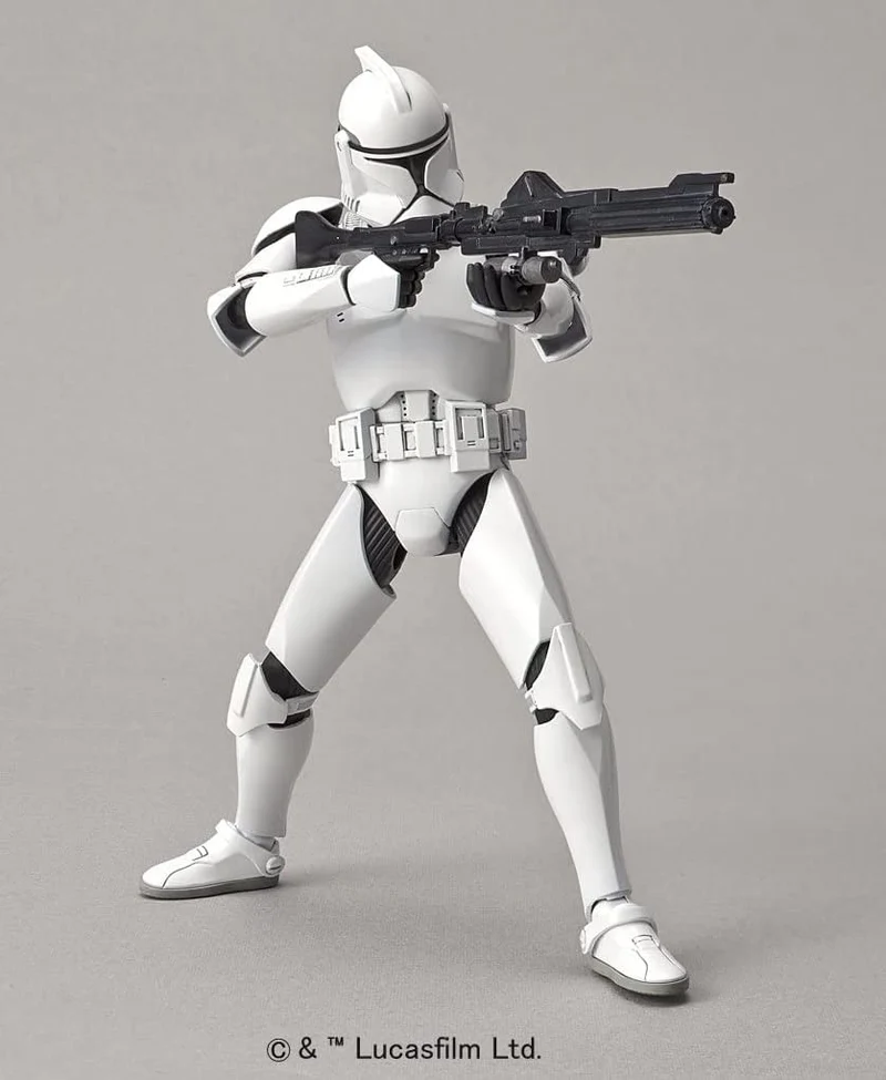 Bandai Spirits Star Wars Clone Trooper Model 1/12 Scale Color-Coded Plastic