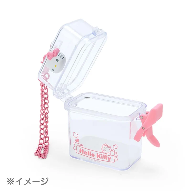 Sanrio My Melody Mini Clear Case 8x8x4cm 604461 - Pitatto Friends Customization Supplies