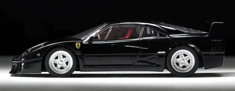 Tomytec Tomica Limited Vintage Neo Ferrari F40 Black 1/64 Scale Model