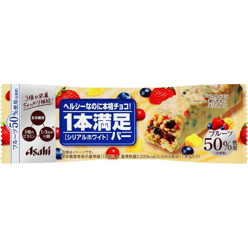 Asahi Healthy Bar Cereal White 1 Piece 37g