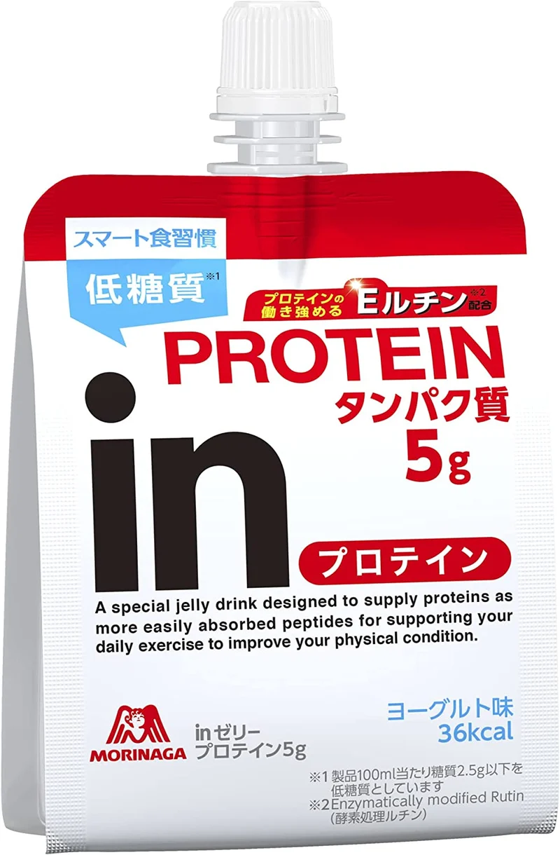 Morinaga In Jelly Protein Yogurt Flavor 180g - Nutritional Supplements