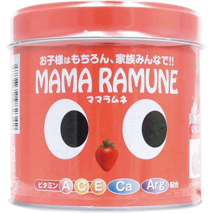 M&M Mama Ramune Strawberry Milk Flavor 200 Tablets