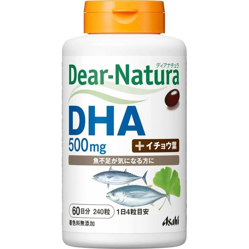 Asahi Dear-Natura Dha With Ginkgo Biloba Leaf 240 Tablets