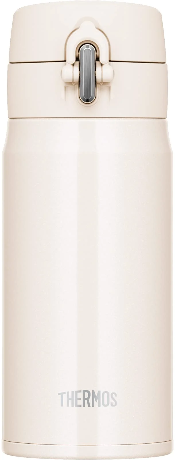 Thermos Vacuum Insulated White Beige 350ml Water Bottle Portable Mug