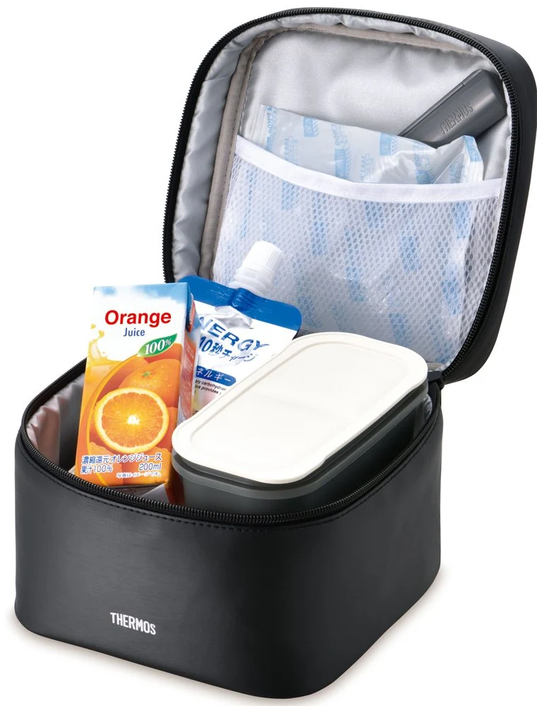 Thermos Large Capacity 2 Tier Fresh Lunch Box Black 1.8L - Djf-1800 Bk