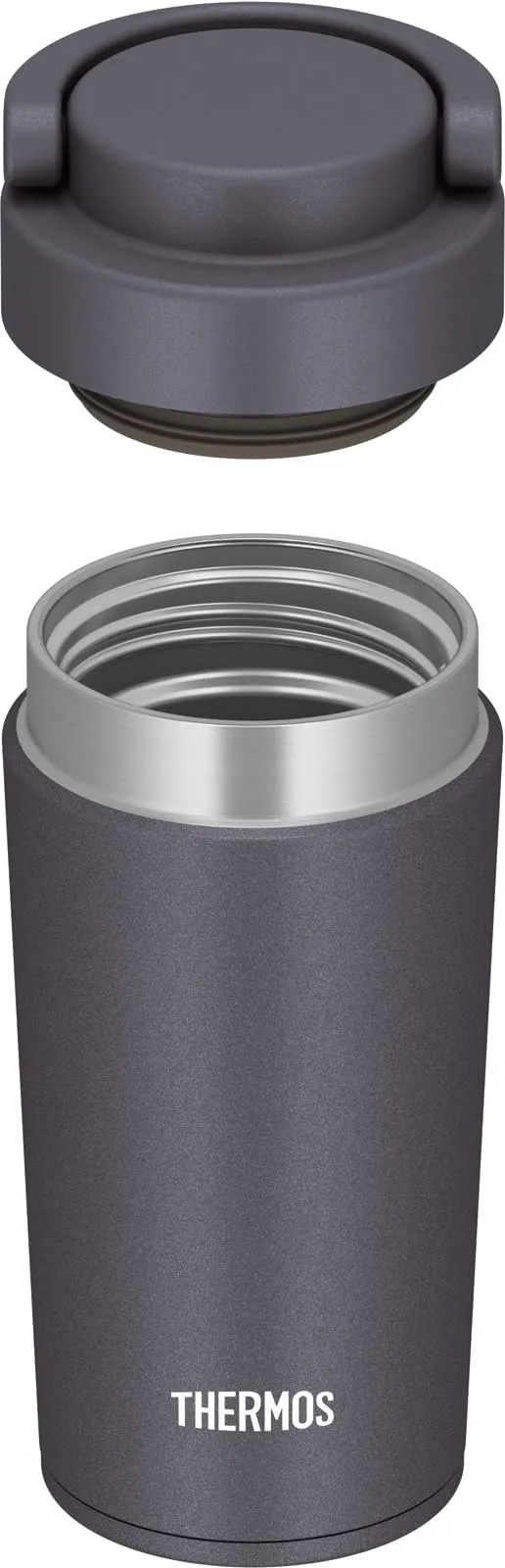 Thermos Jov-320 Mgy Metallic Gray Vacuum Insulated Portable 320ml Water Bottle