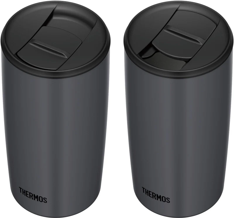 Thermos JDP-501 DGY 500ml Vacuum Insulated Tumbler Dark Gray with Lid