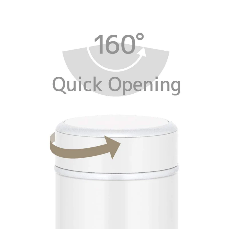 Thermos 350Ml Matte White Vacuum Insulated Portable Water Bottle Jog-350 Mtwh