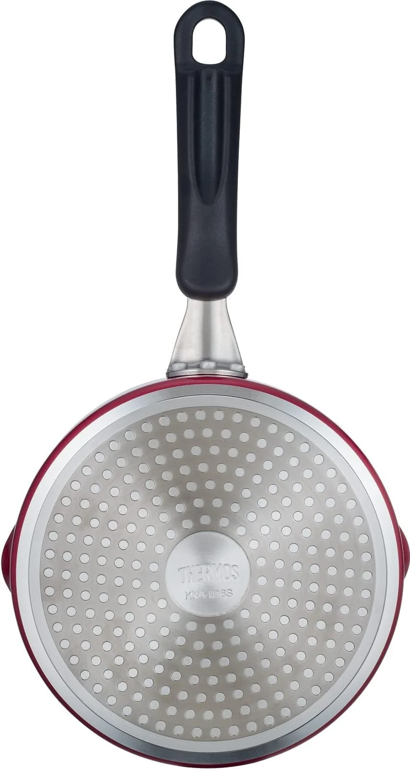 Thermos KNA-018S R 18cm Red Durable Cookpan Induction Compatible
