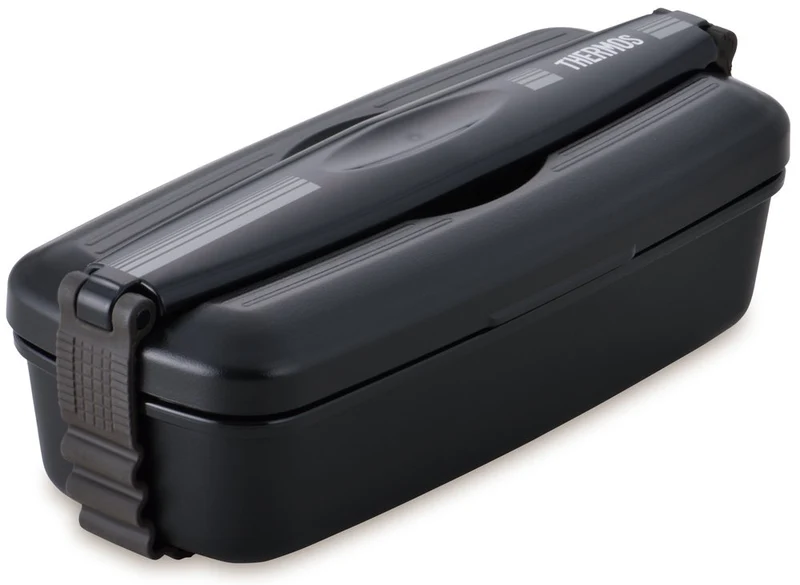 Thermos 2 Tier 900ml Fresh Lunch Box in Black Gray - Djb-905W Bkgy