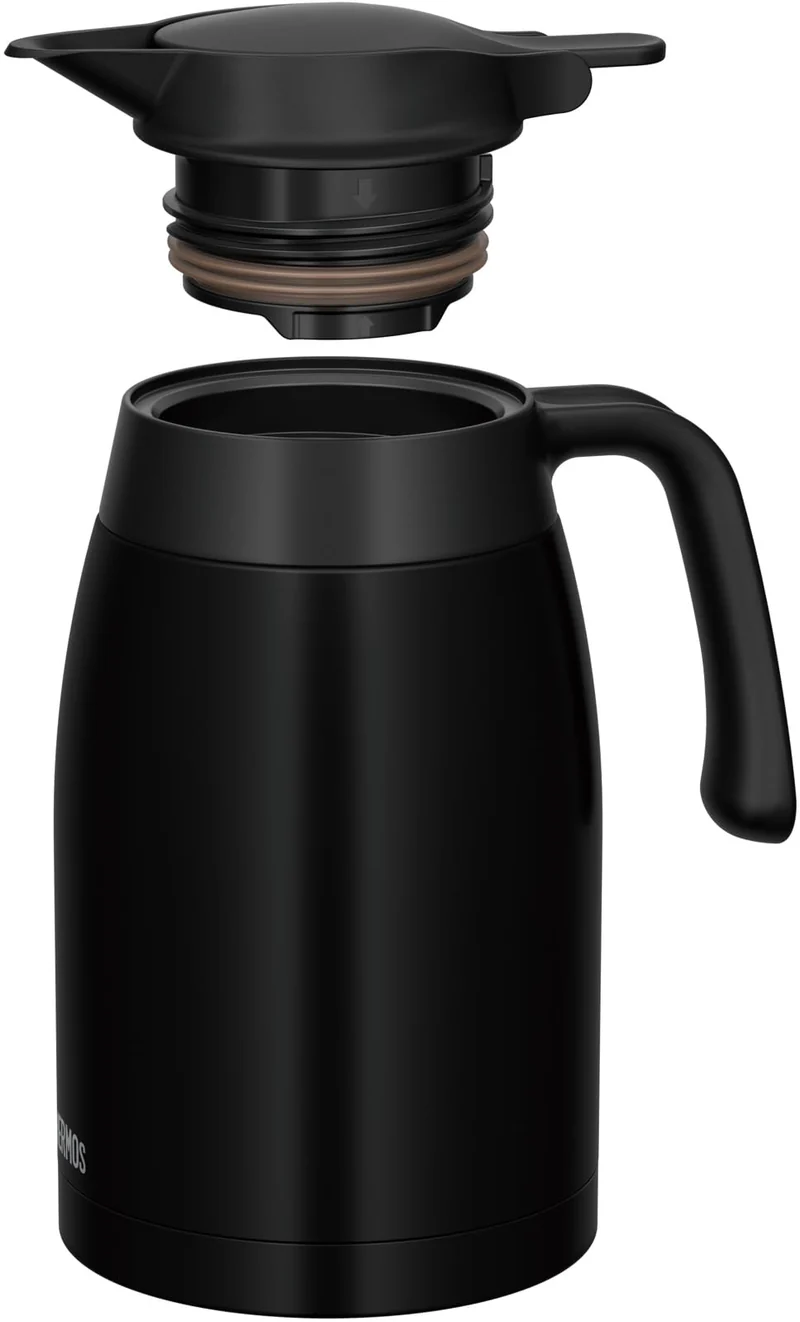 Thermos Ttb-1501 Mtbk 1.5L Matte Black Stainless Steel Thermal Tabletop Pot