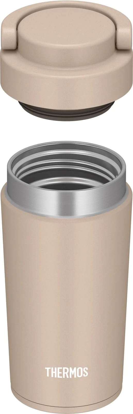 Thermos Jov-320 CL 320ml Portable Vacuum Insulated Water Bottle with Carry Handle Cafe Latte