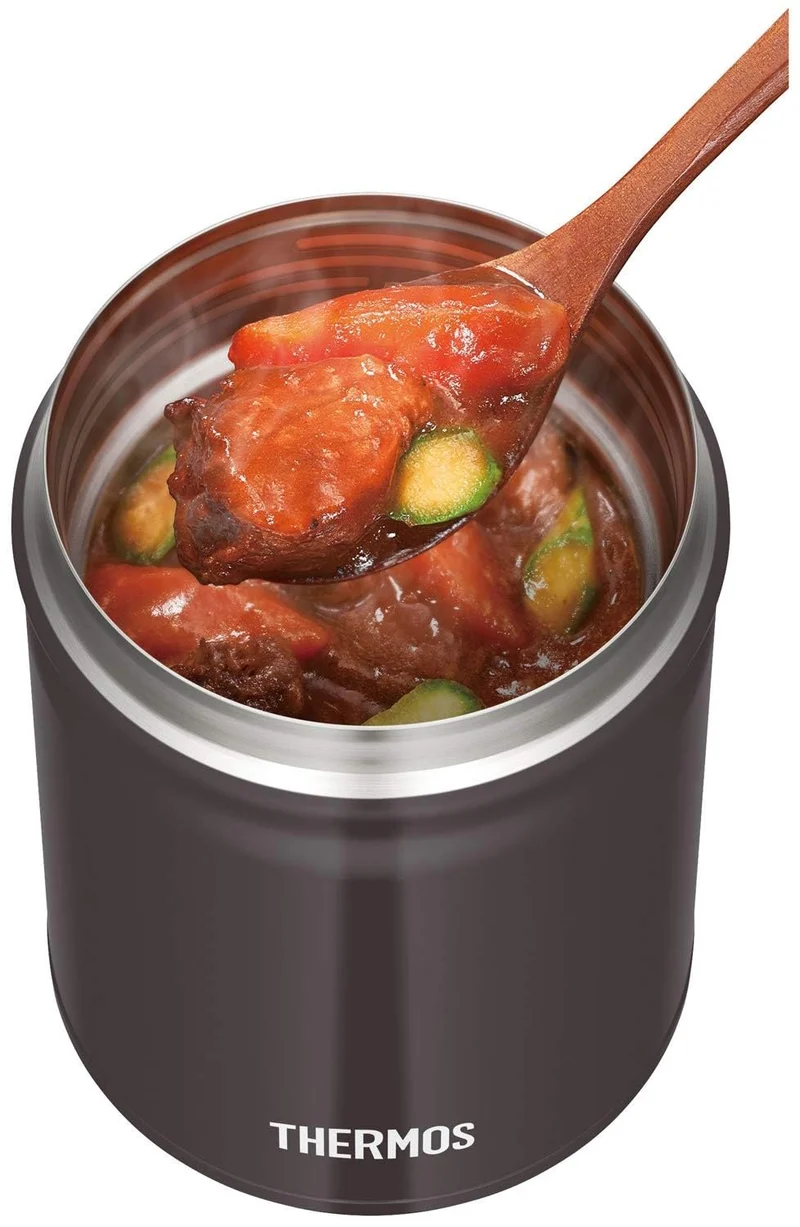 Thermos Brand 500Ml Black Vacuum Insulated Soup Jar Jbt-500 Bk