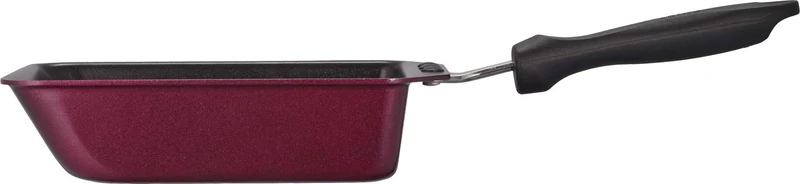 Thermos Durable Series 15 x 18.5 cm Red IH Compatible Deep Egg Frying Pan