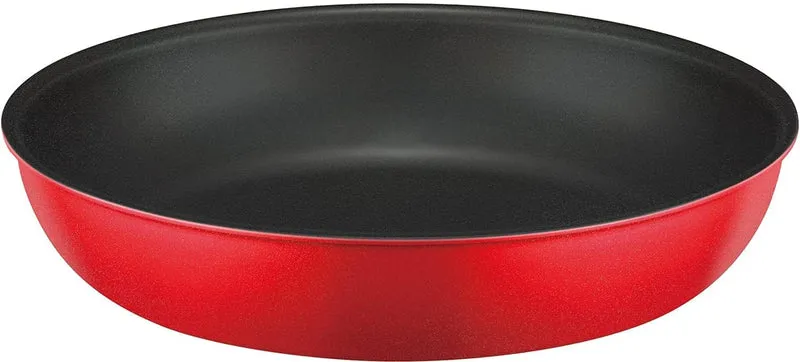 Thermos 26Cm Durable Series Frying Pan with Detachable Handle-Bright Red