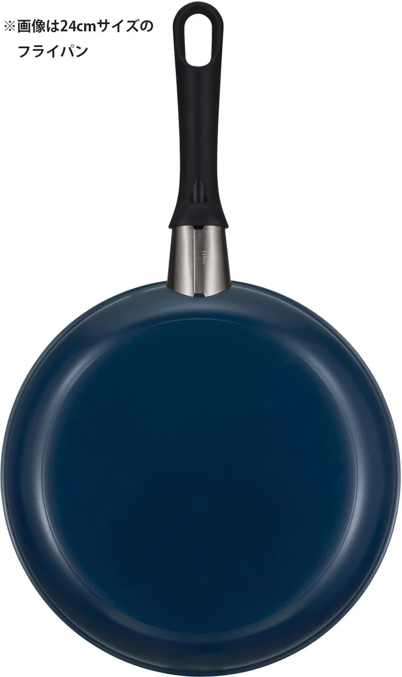 Thermos Durable Series 16Cm Frying Pan for Gas Fire Navy - Kfi-016 Nvy