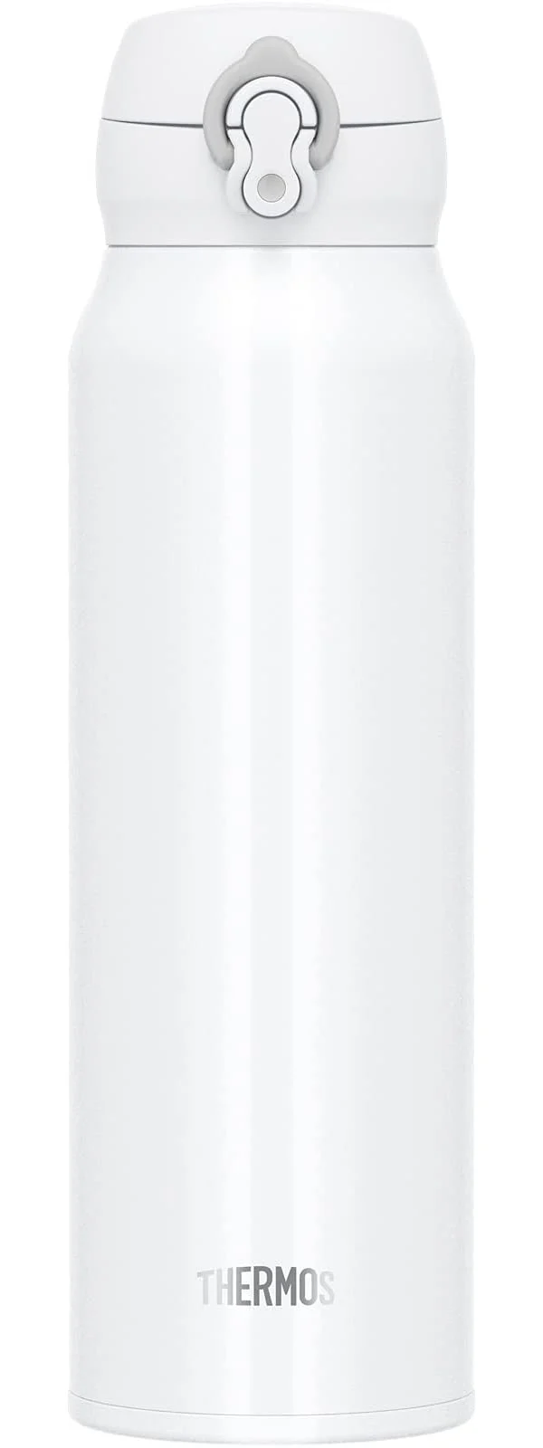 Thermos 750ml Vacuum Insulated Water Bottle Mobile Mug in White Gray