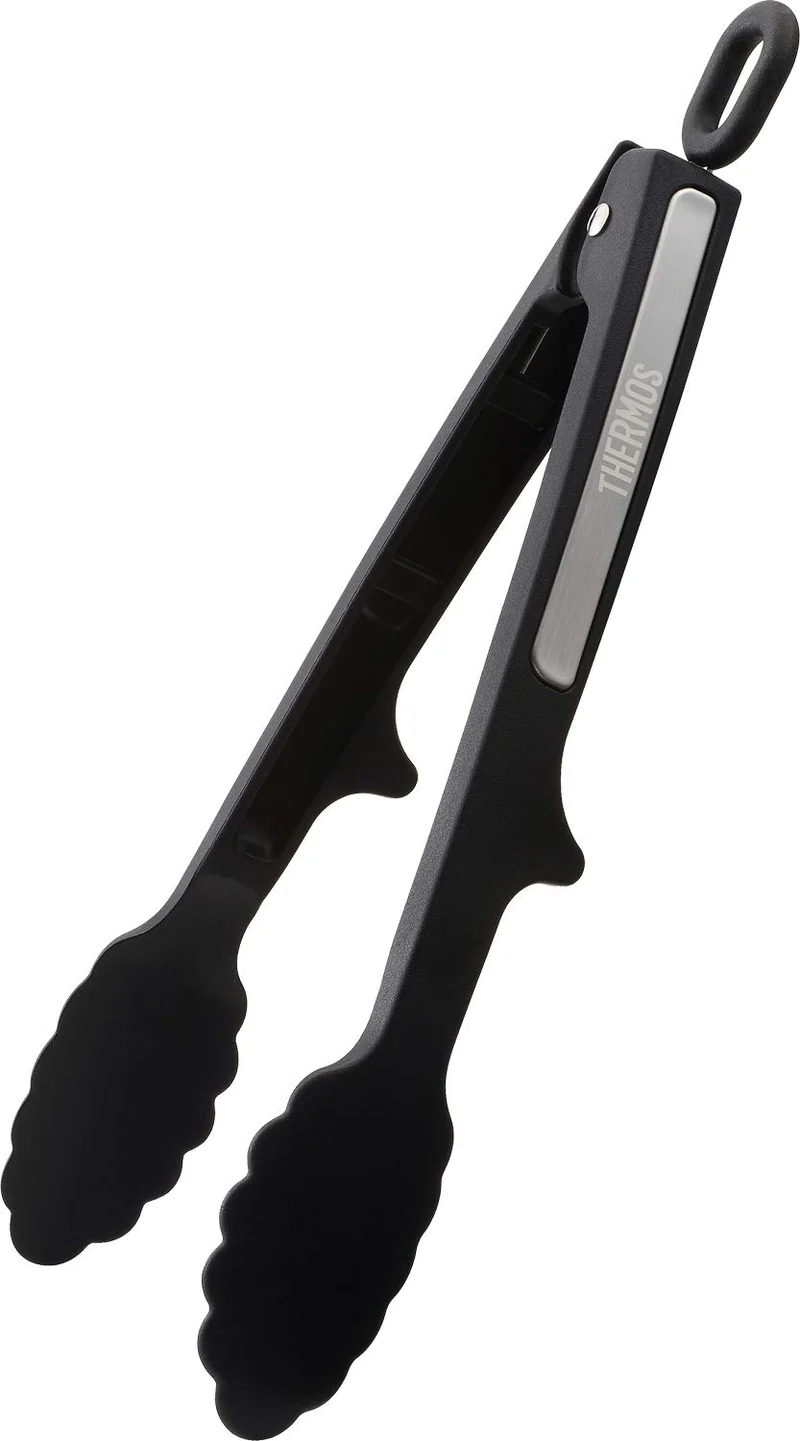 Thermos Black Nylon Kitchen Tongs Kt-T001 Bk - Essential Kitchen Tools