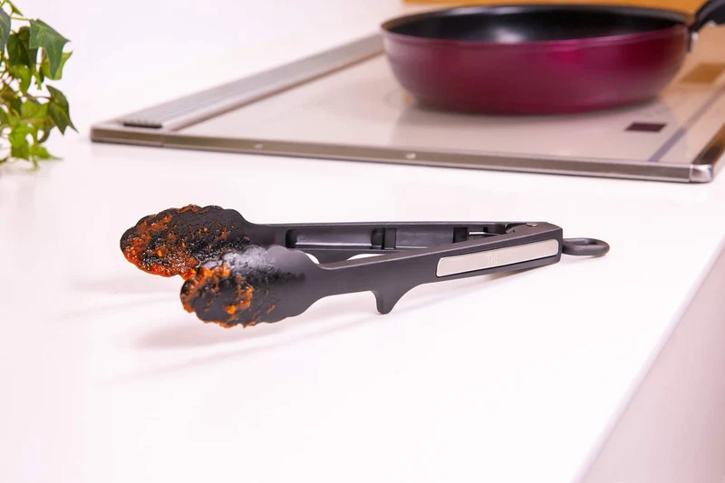 Thermos Black Nylon Kitchen Tongs Kt-T001 Bk - Essential Kitchen Tools