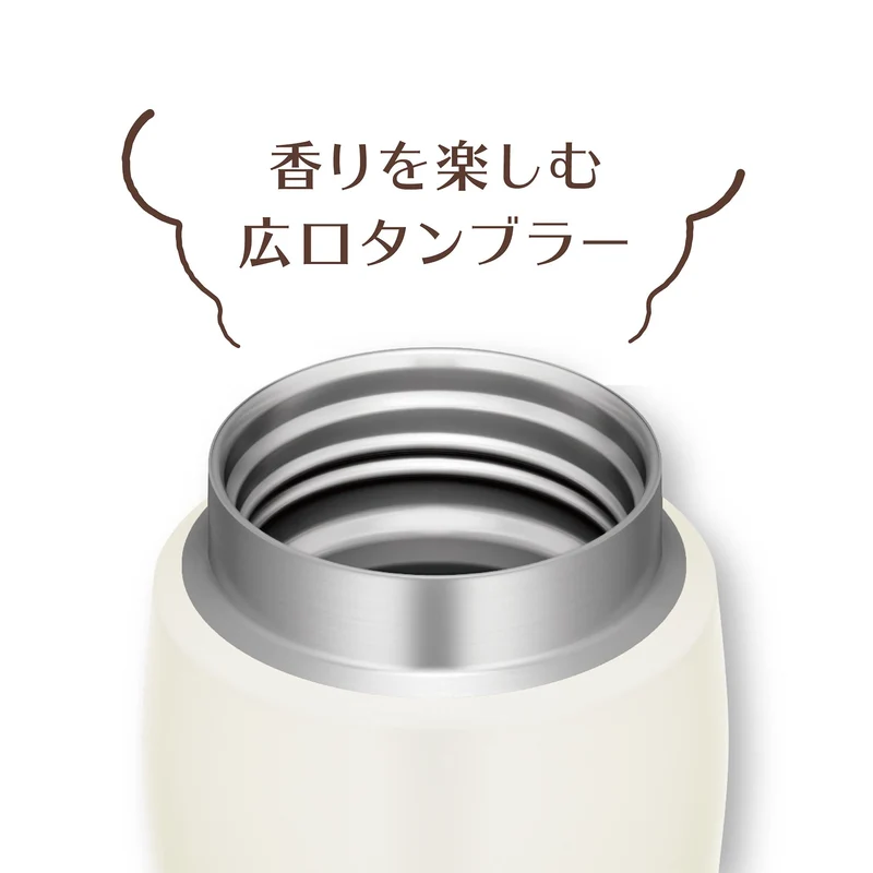 Thermos Matte White 480ml Vacuum Insulated Portable Tumbler - Joe-481 Mtwh