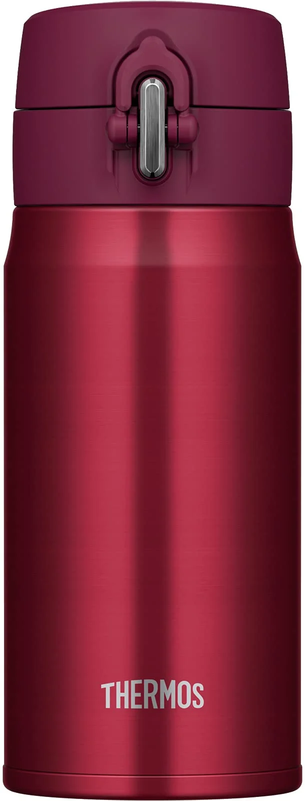 Thermos Brand 350ml Vacuum Insulated Wine Red Water Bottle