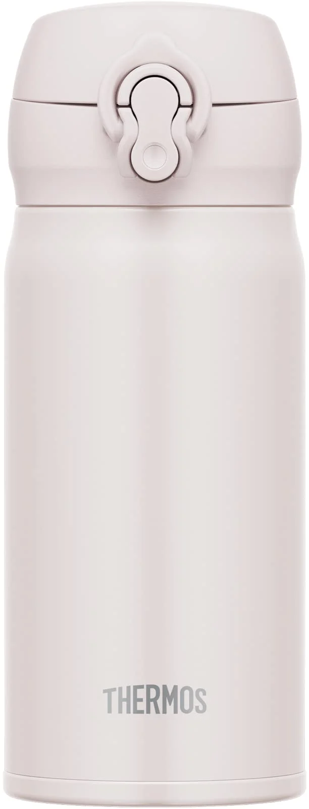 Thermos Vacuum Insulated 350ml Stainless Steel Water Bottle Ash White Easy Clean Lightweight Hot Cold Jnl-356 Aswh