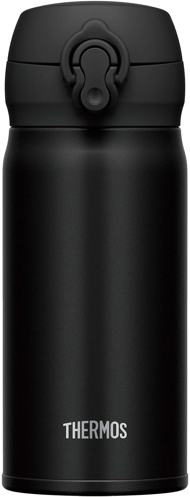 Thermos 350ml Vacuum Insulated Water Bottle Deep Black Mobile Mug - JNL-355 DPBK